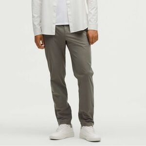 Lululemon ABC Classic-Fit Trouser Warpstreme Grey Sage size 36 M5AO5S